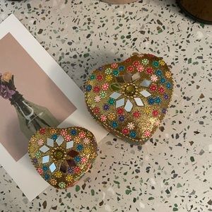 Urban Outfitters Set of 2 Heart Boxes